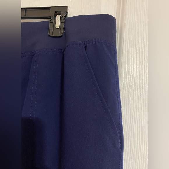 NWT Figs High Waisted Isabel Wide Leg Navy Scrub Pants Size XXL Tall - Picture 10 of 15